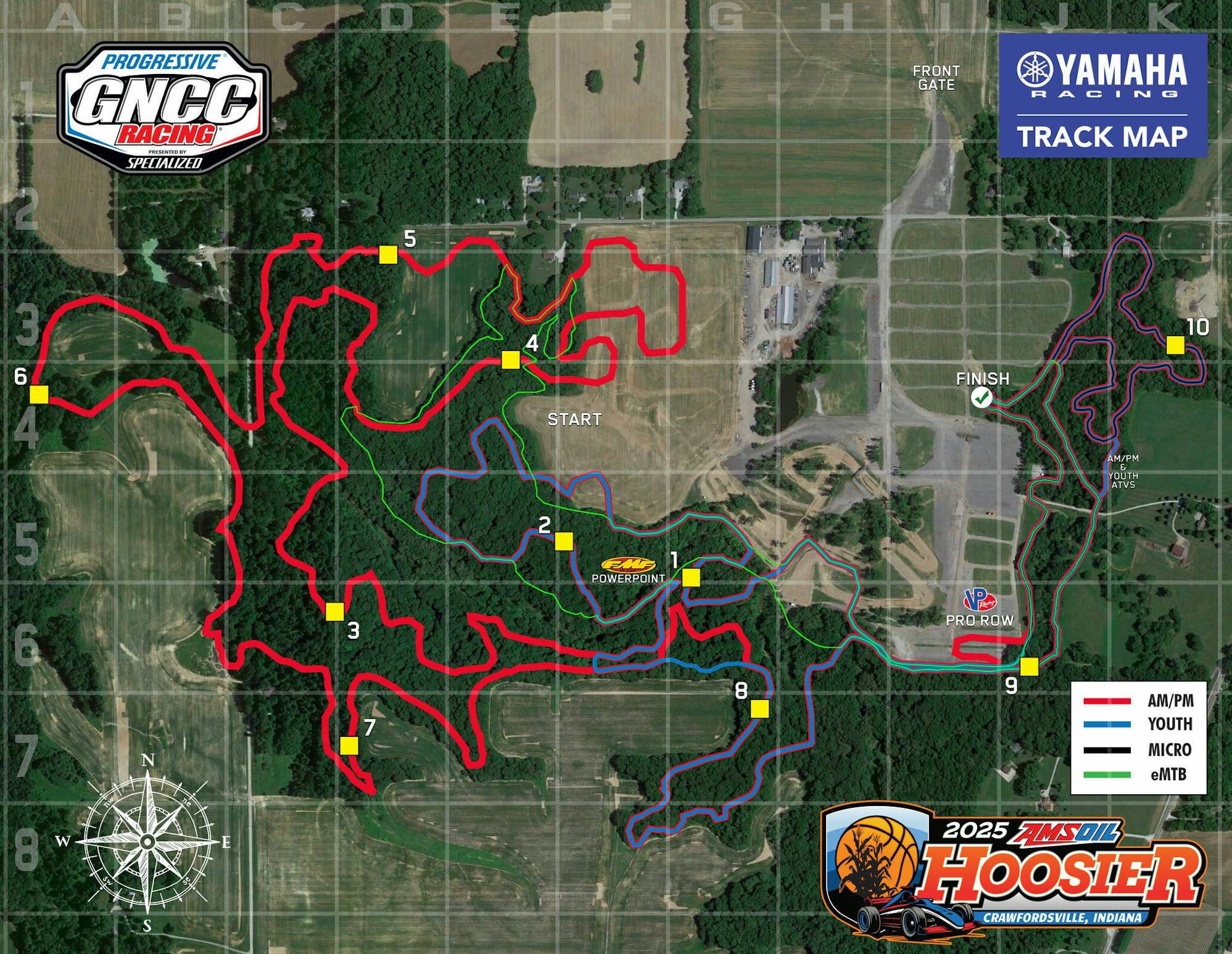 2025 Hoosier GNCC layout.
